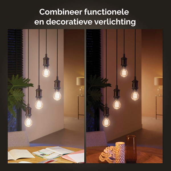 Philips Hue Filament E27 Globe G125 White Ambiance 550 lumen 7W Philips HUE 123led